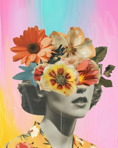 Wall Art Print - Blooming Mind-By The Bard