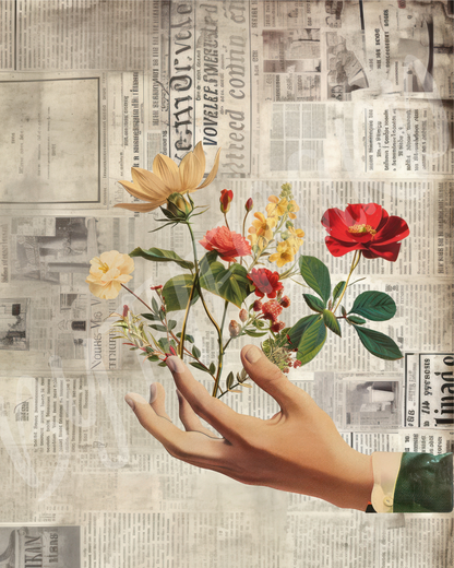 Wall Art Print - Floral Reverie-By The Bard