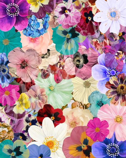 Wall Art Print - Flower Power-By The Bard