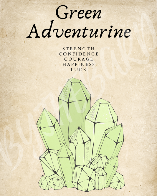 Wall Art Print - Green Adventurine-By The Bard