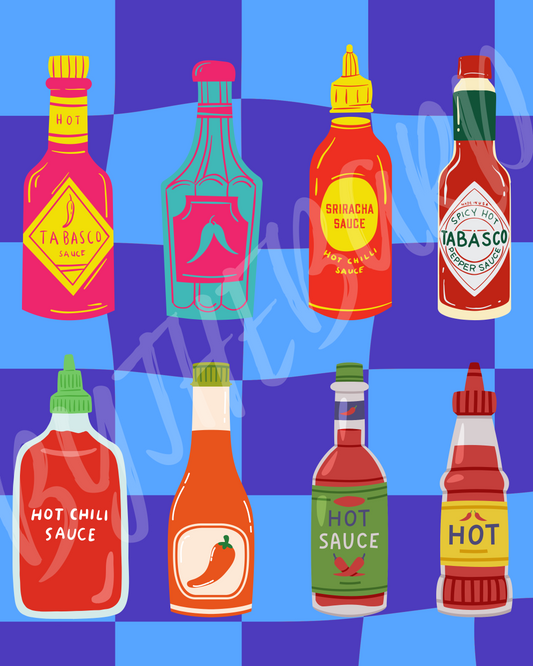 Wall Art Print - Hot Sauce-By The Bard