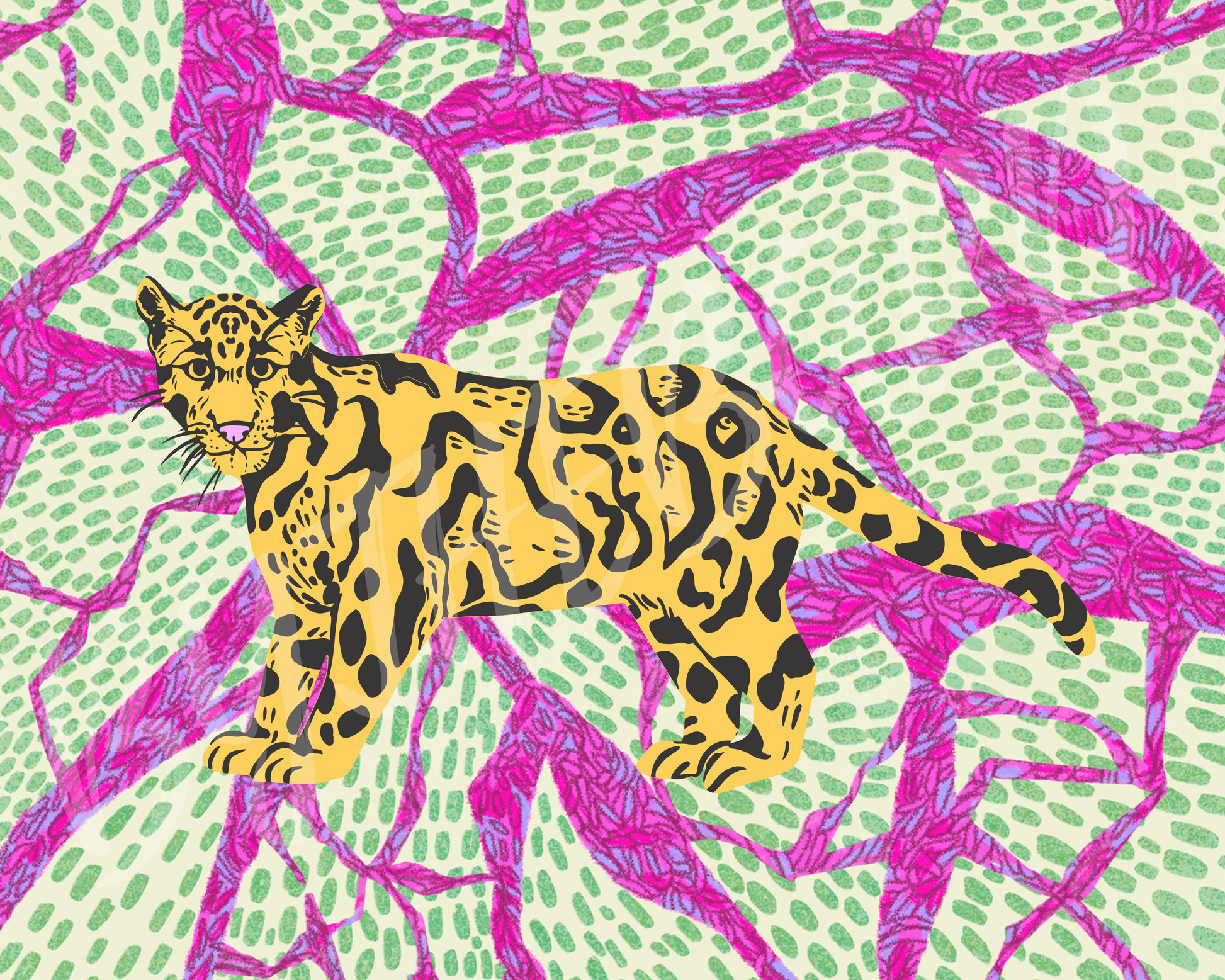 Wall Art Print - Bold Leopard-By The Bard