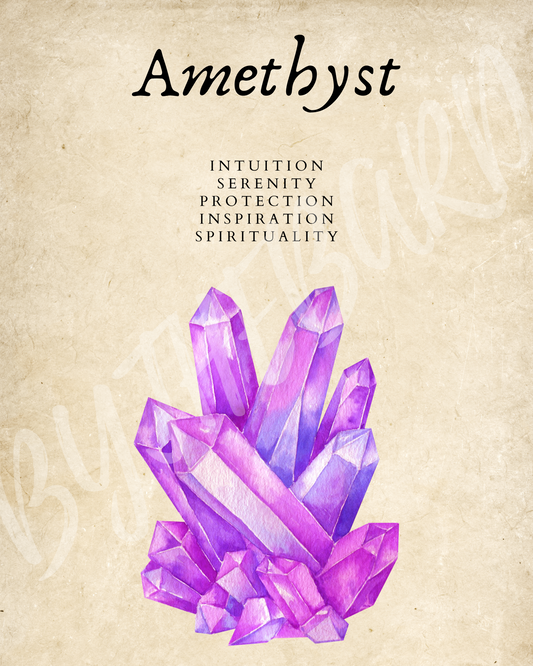 Wall Art Print - Amethyst-By The Bard