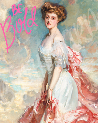 Wall Art Print - Be Bold-By The Bard