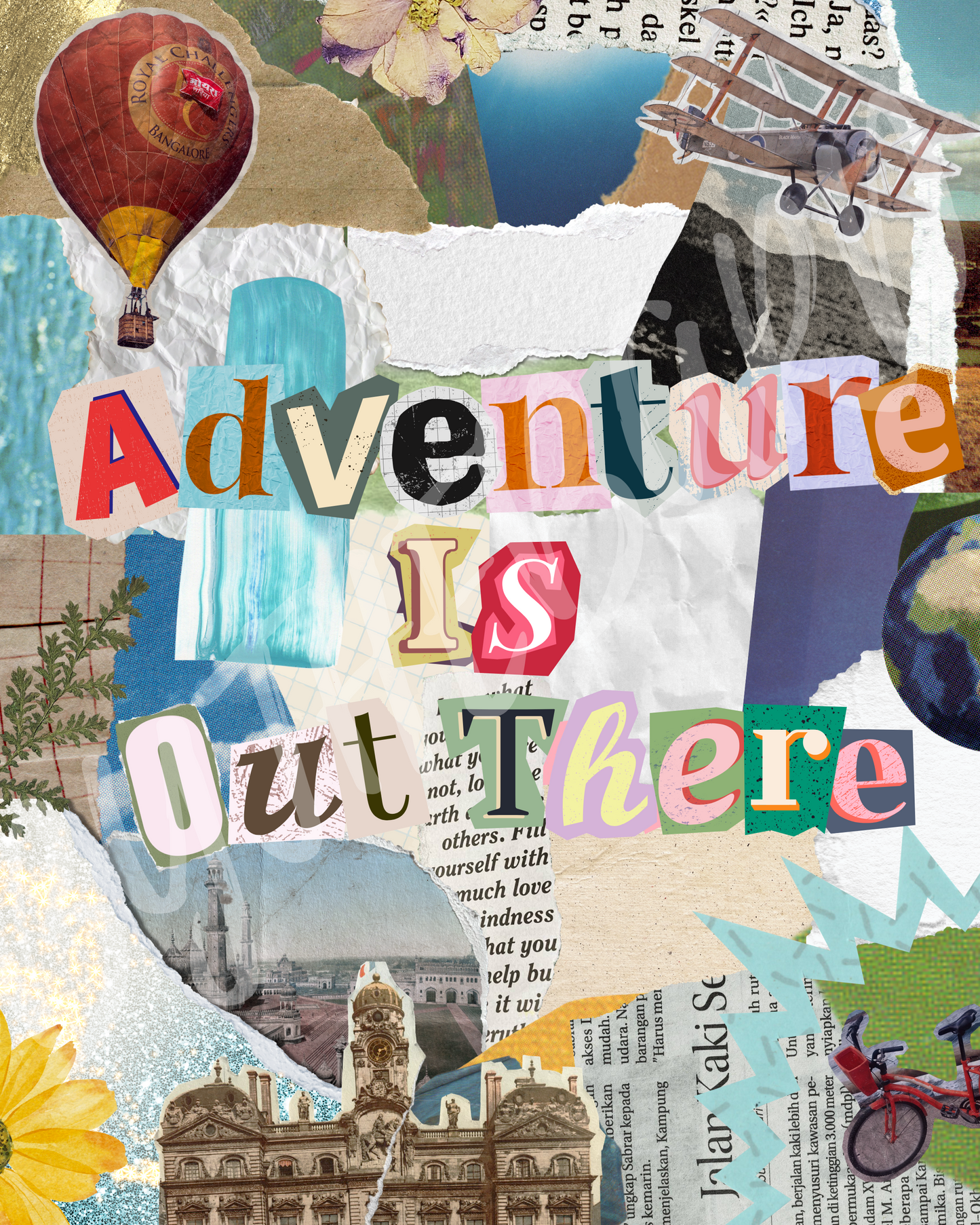 Wall Art Print - Adventure Is Out There-By The Bard