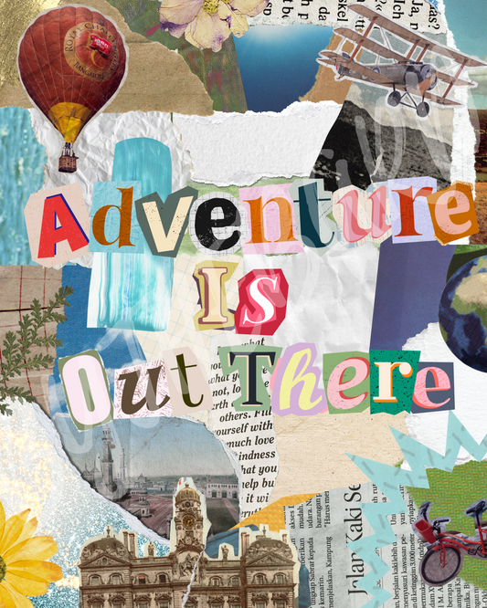 Wall Art Print - Adventure Is Out There-By The Bard