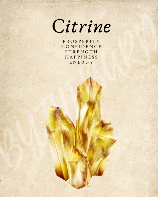 Wall Art Print - Citrine-By The Bard