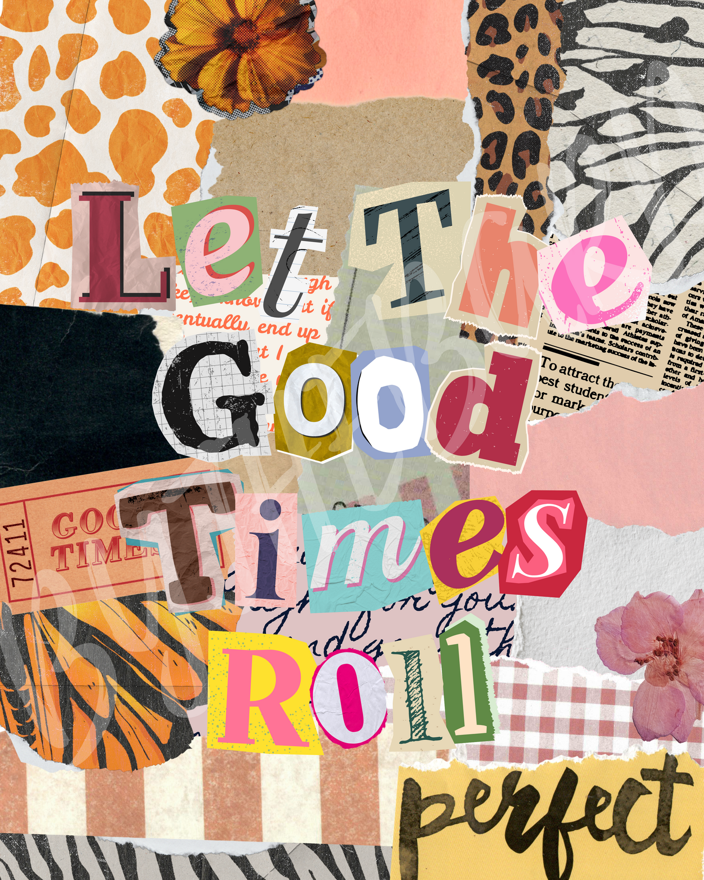 Wall Art Print - Let The Good Times Roll-By The Bard