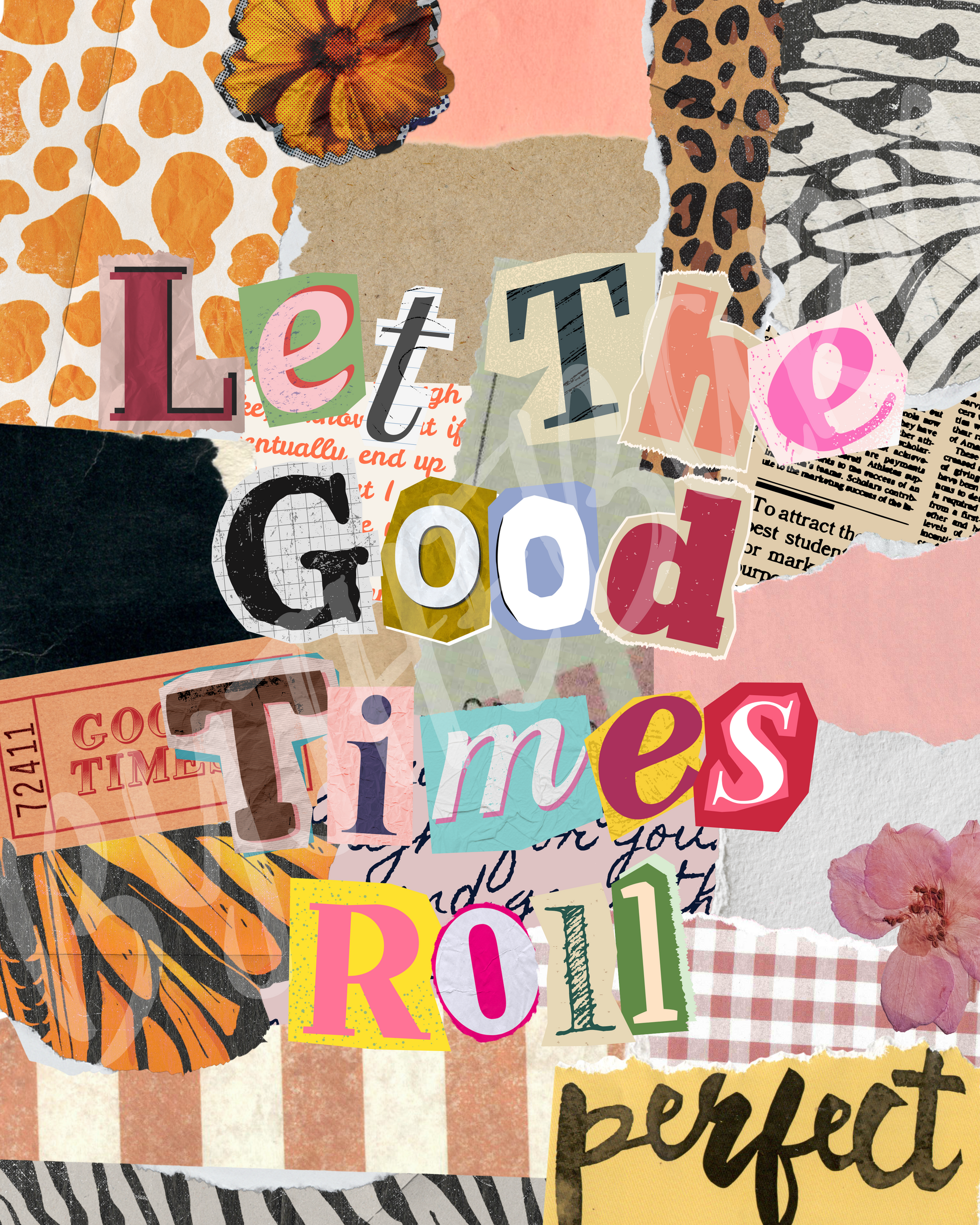 Wall Art Print - Let The Good Times Roll-By The Bard