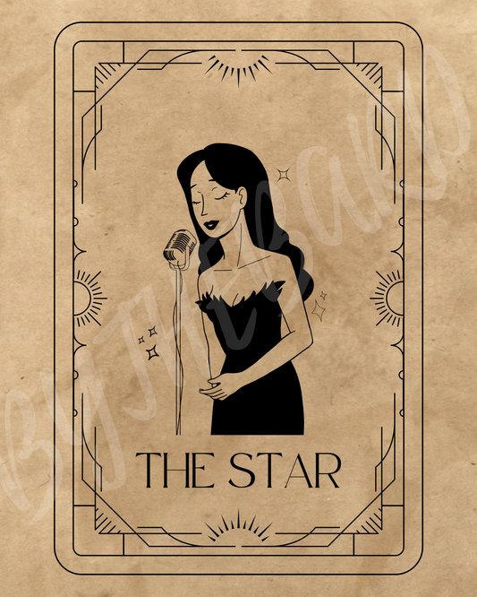 Wall Art Print - Tarot Card - The Star-By The Bard