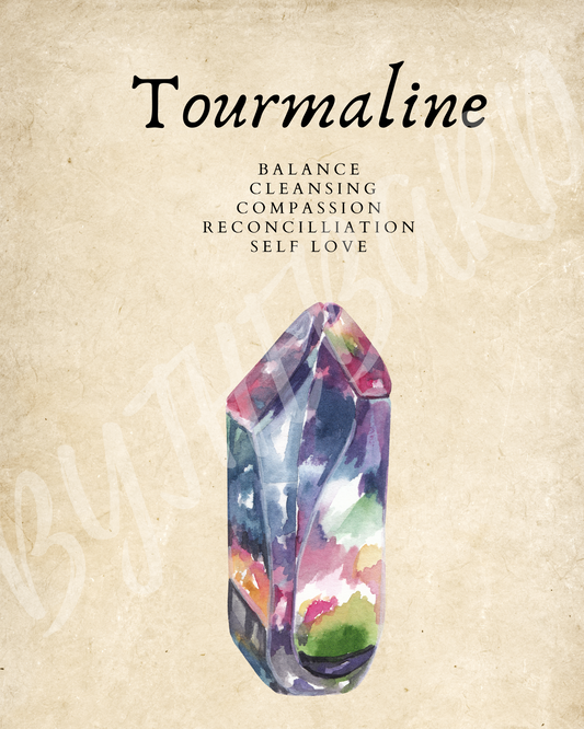 Wall Art Print - Tourmaline-By The Bard