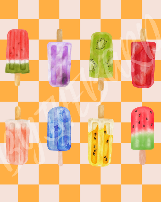 Wall Art Print - Ice Lolly-By The Bard
