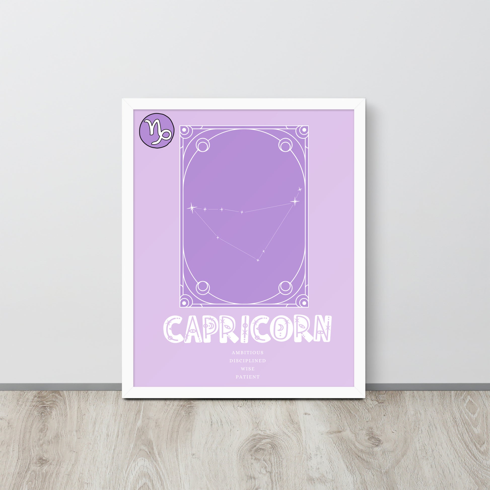 Wall Art Print - Zodiac - Capricorn-By The Bard