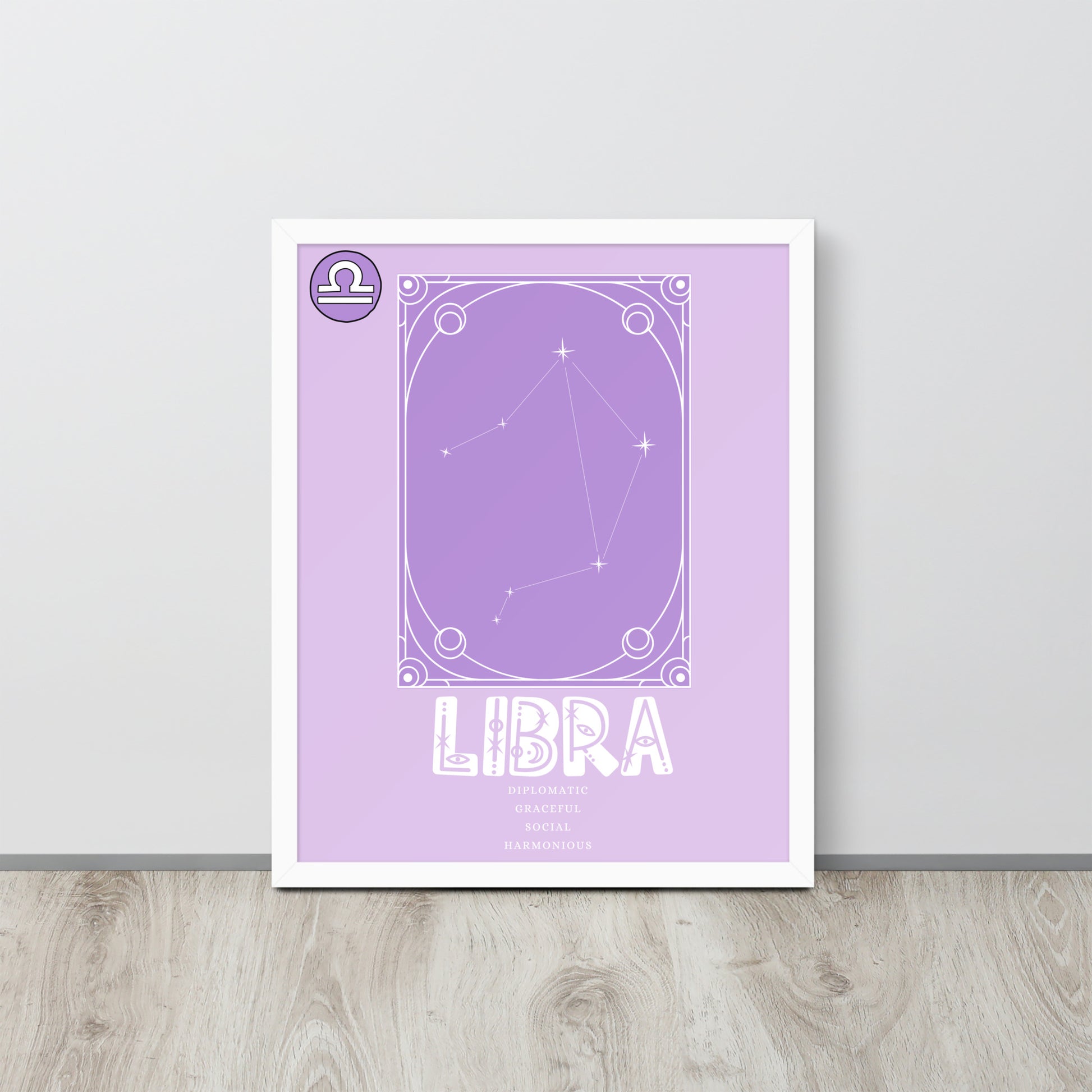 Wall Art Print - Zodiac - Libra-By The Bard