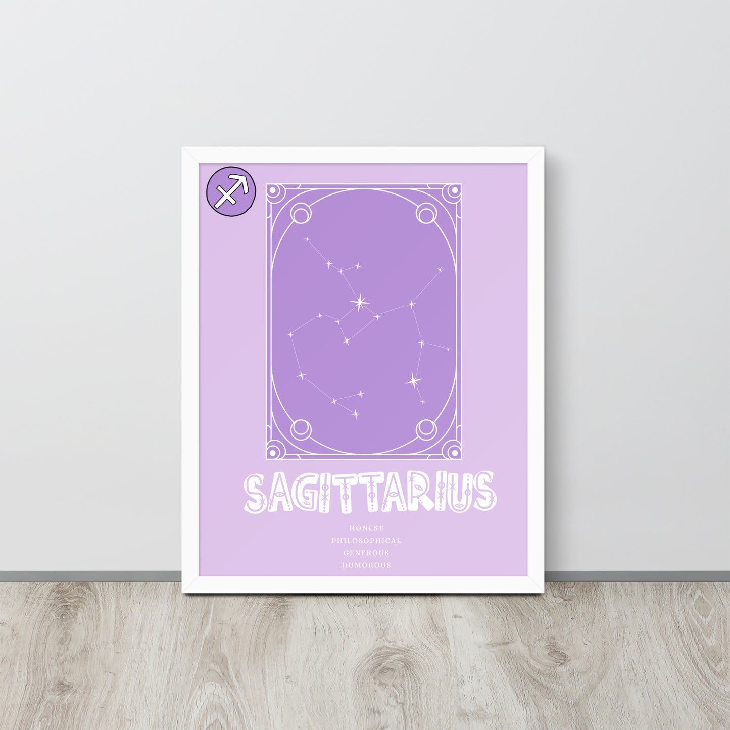 Wall Art Print - Zodiac - Sagittarius-By The Bard