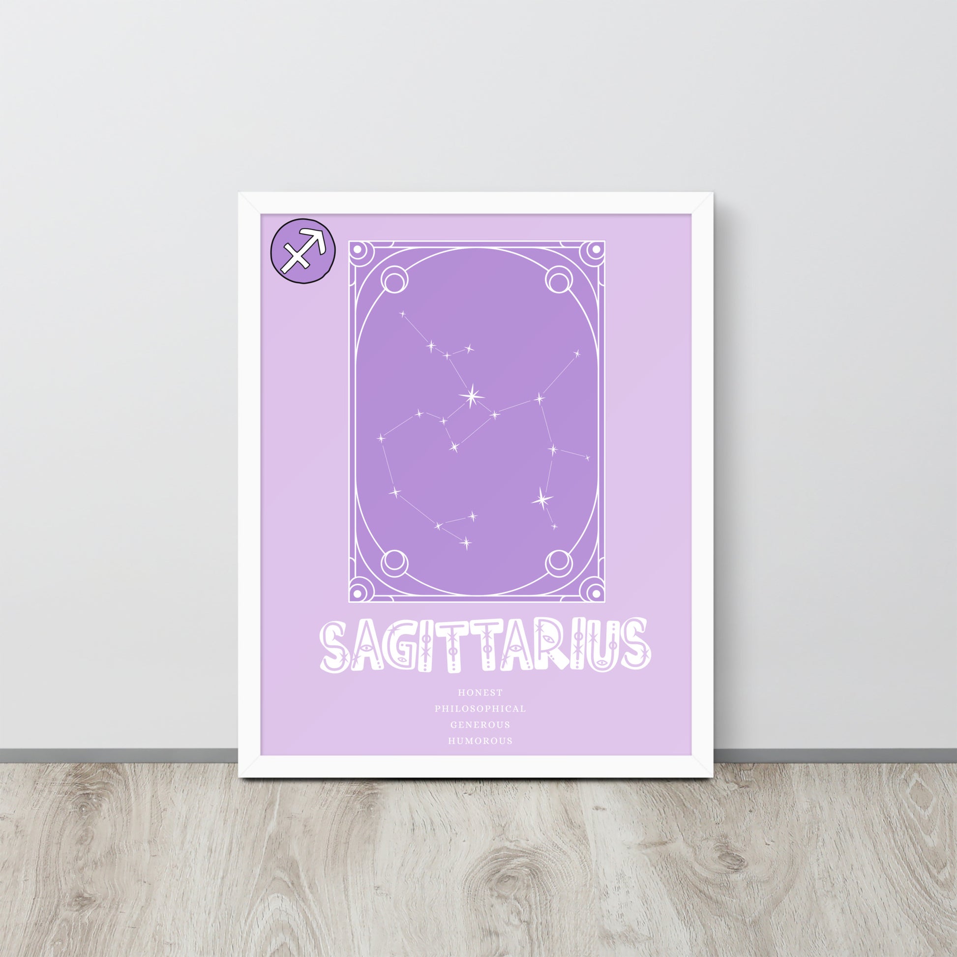 Wall Art Print - Zodiac - Sagittarius-By The Bard