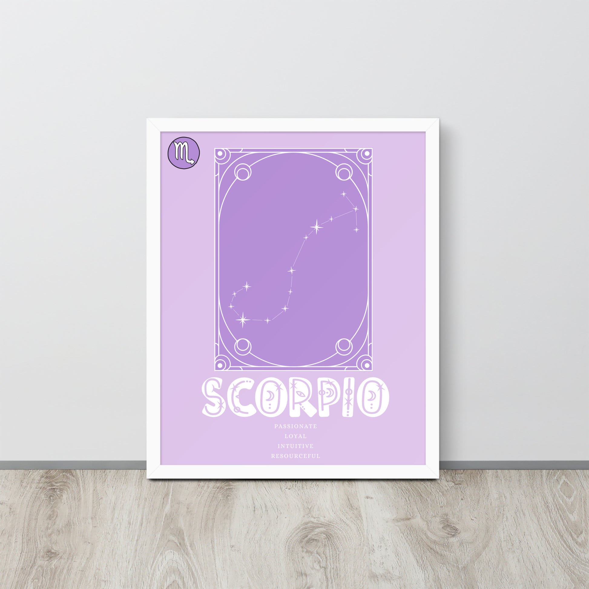 Wall Art Print - Zodiac - Scorpio-By The Bard