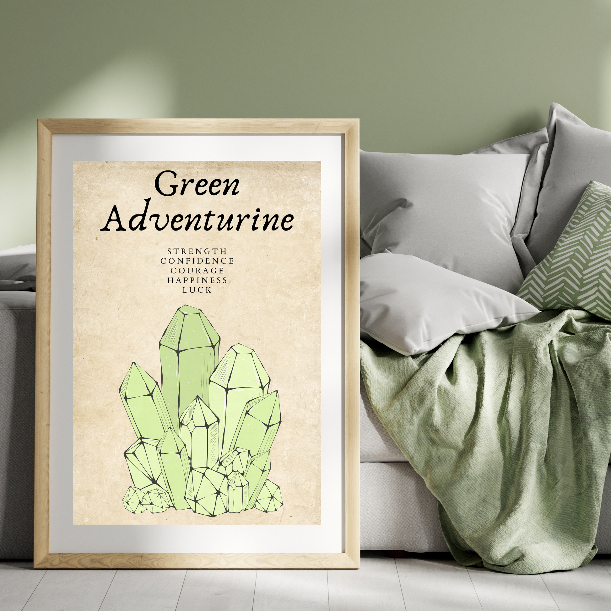 Wall Art Print - Green Adventurine-By The Bard