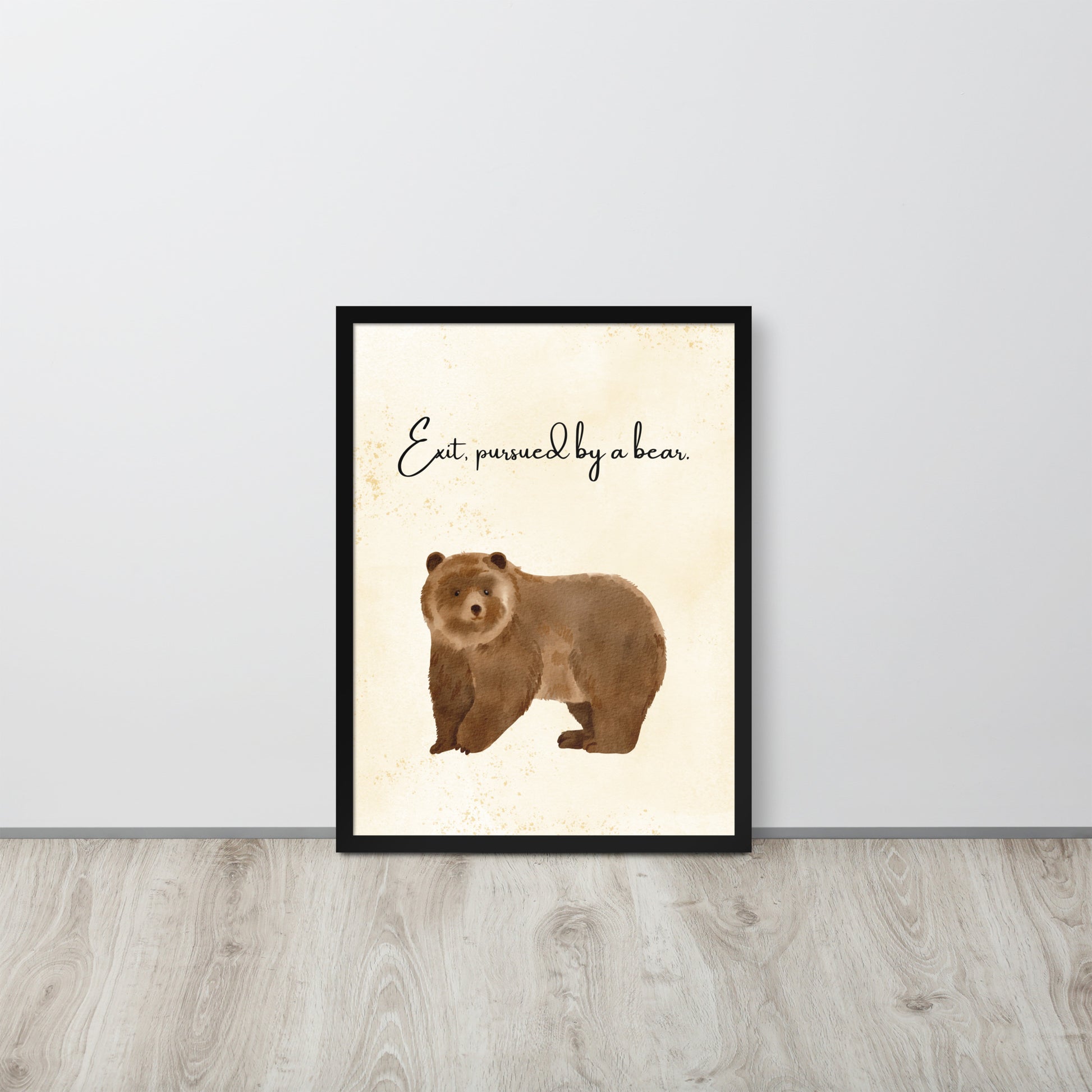 Wall Art Print - Exit, pursued by a bear-By The Bard