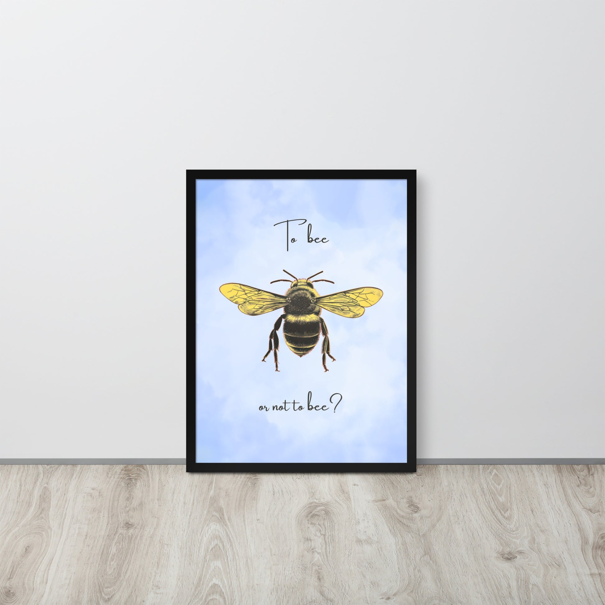 Wall Art Print - To Bee or Not to Bee-By The Bard