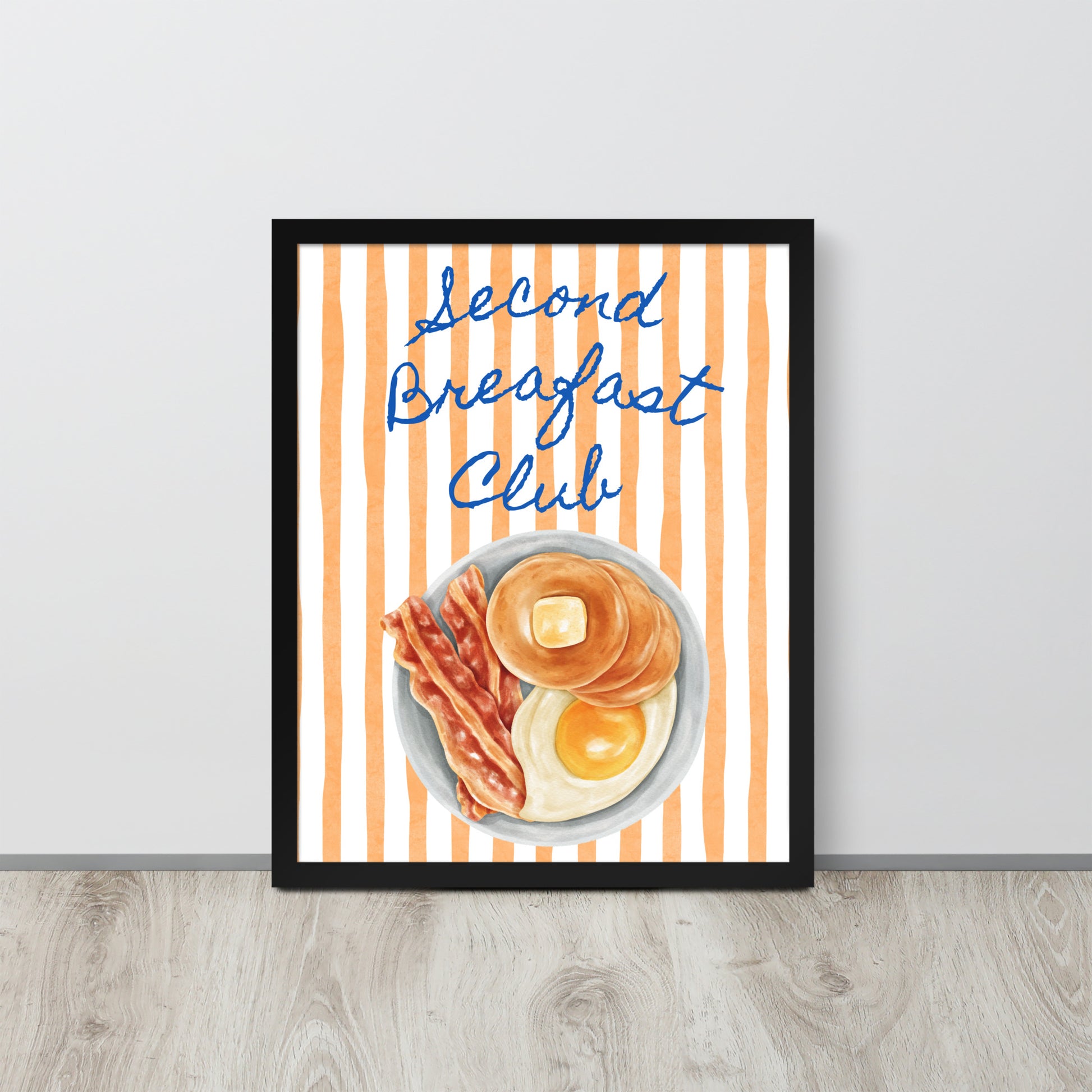 Wall Art Print - Second Breakfast Club, Whimsical Food Illustration-By The Bard