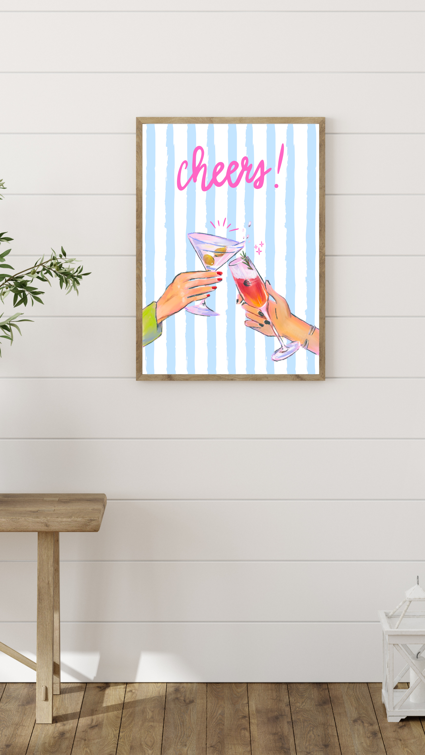 Wall Art Digital Print - Cheers-By The Bard