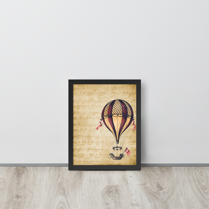 Wall Art Print - Hot Air Balloon-By The Bard