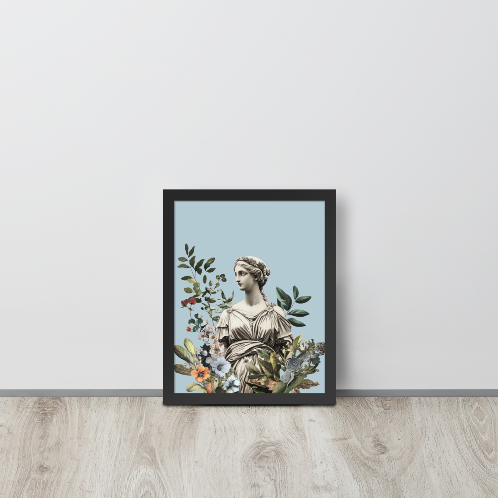 Wall Art Print - Floral Goddess-By The Bard