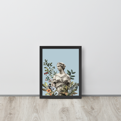 Wall Art Print - Floral Goddess-By The Bard