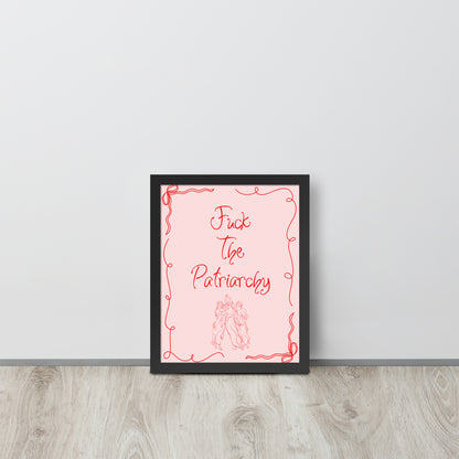 Wall Art Print - Fuck The Patriarchy-By The Bard