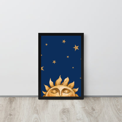 Wall Art Print - Vintage Sun-By The Bard
