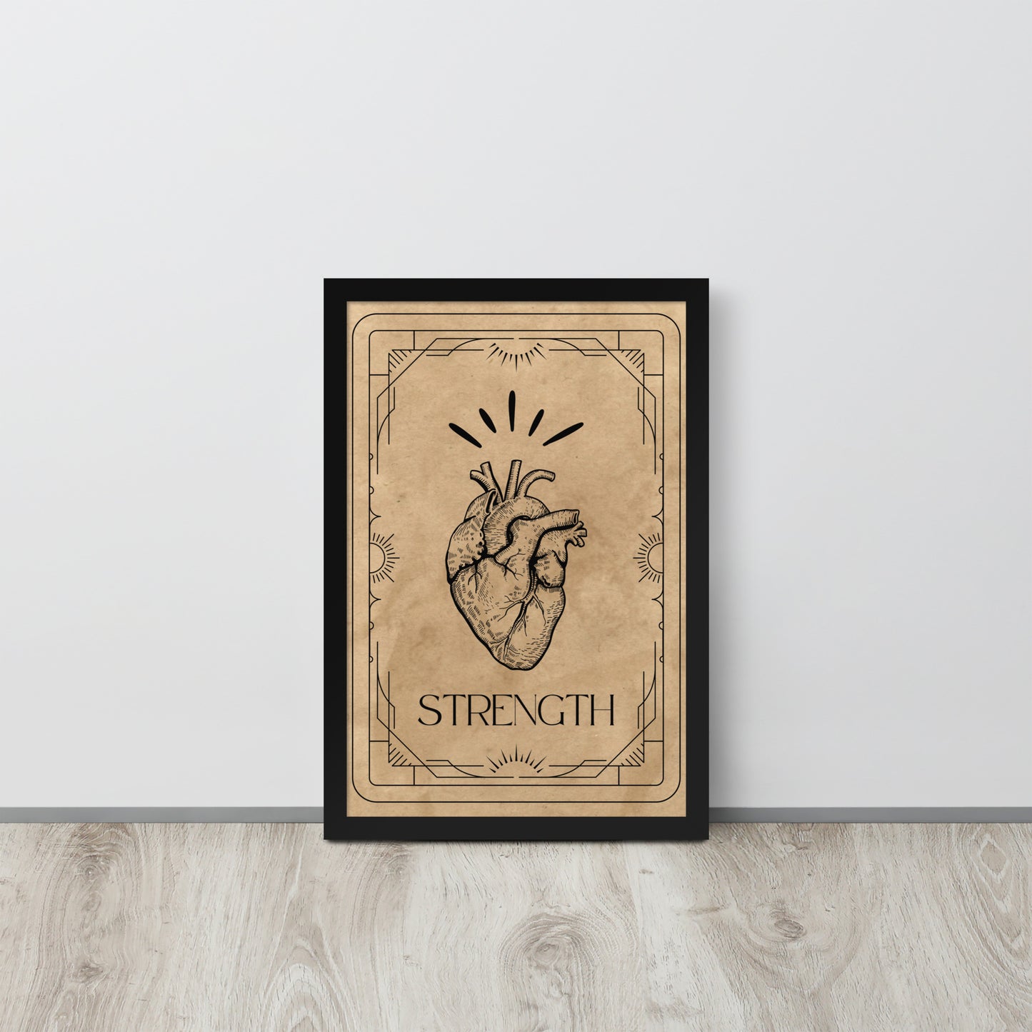 Wall Art Print - Tarot Card - Strength-By The Bard