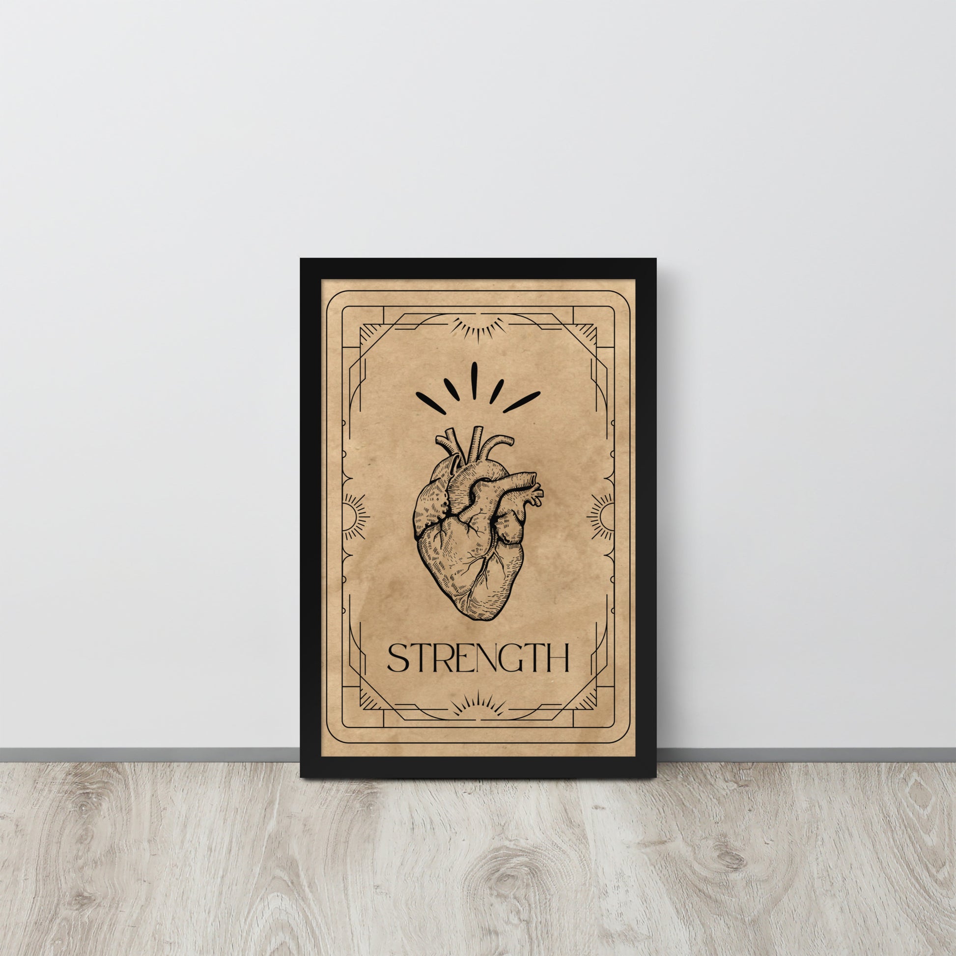 Wall Art Print - Tarot Card - Strength-By The Bard