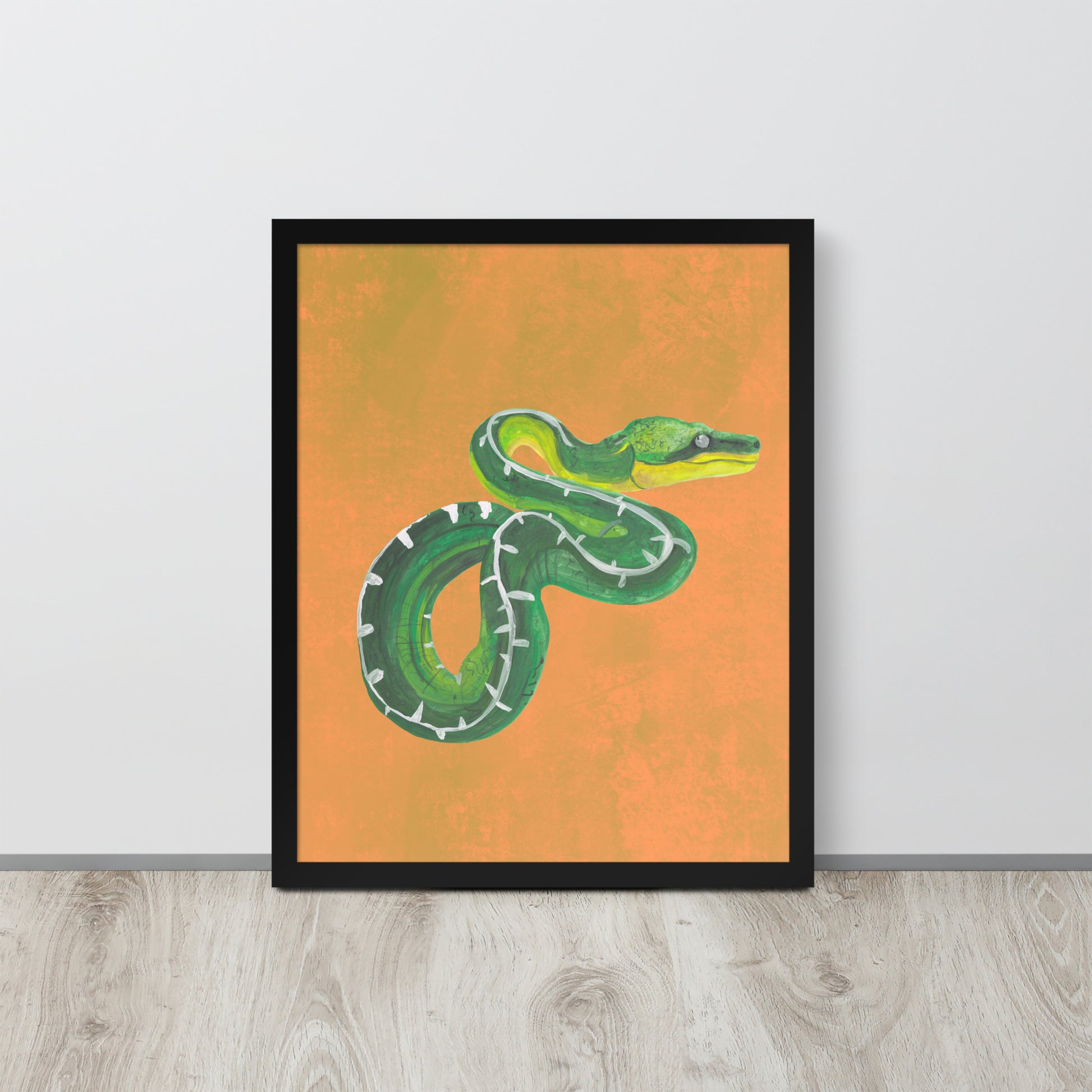 Wall Art Print - Emerald Python-By The Bard