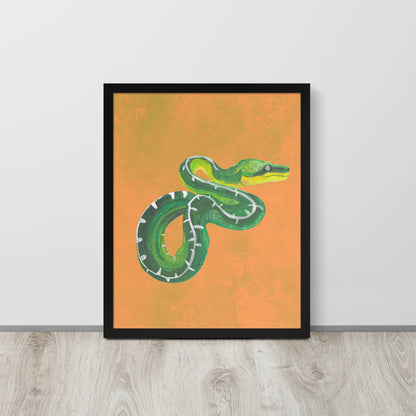 Wall Art Print - Emerald Python-By The Bard