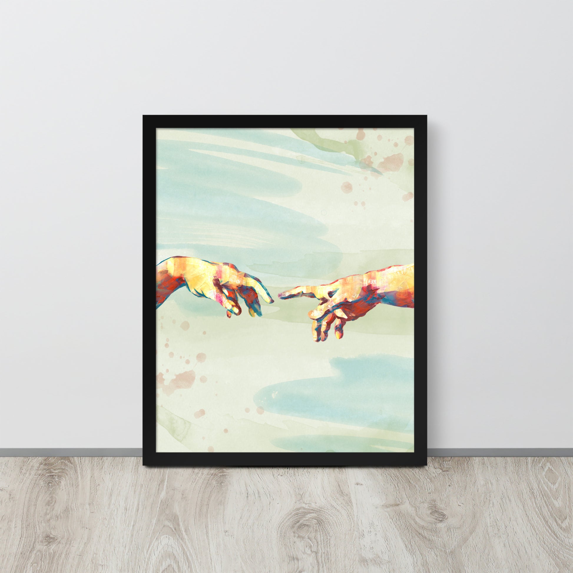 Wall Art Print - Michelangelo Hands-By The Bard