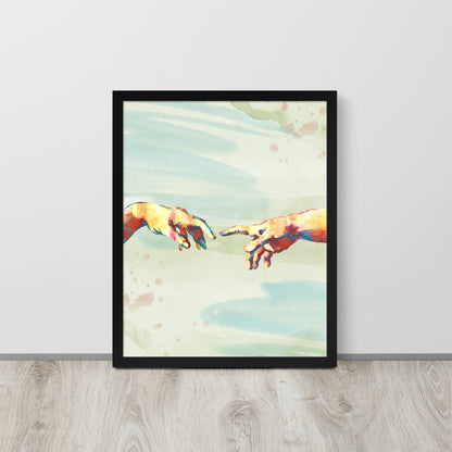 Wall Art Print - Michelangelo Hands-By The Bard