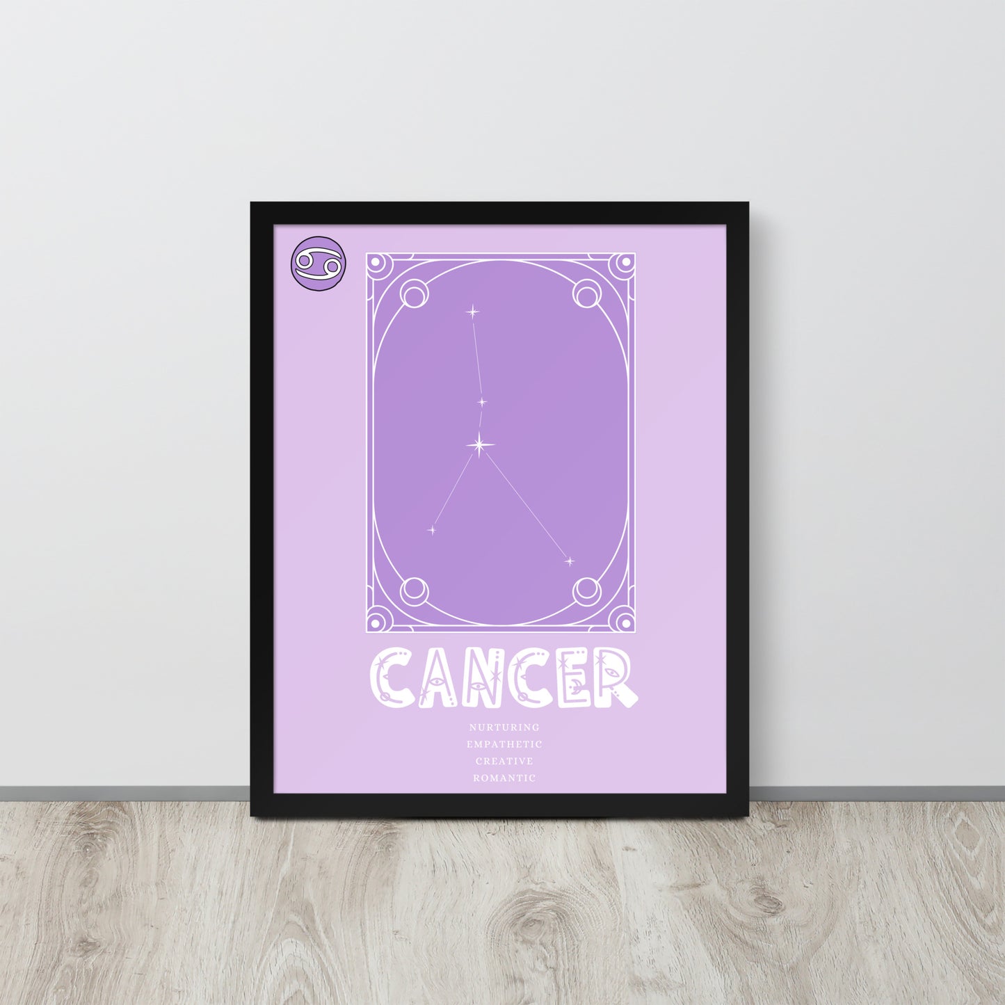 Wall Art Print - Zodiac - Cancer-By The Bard