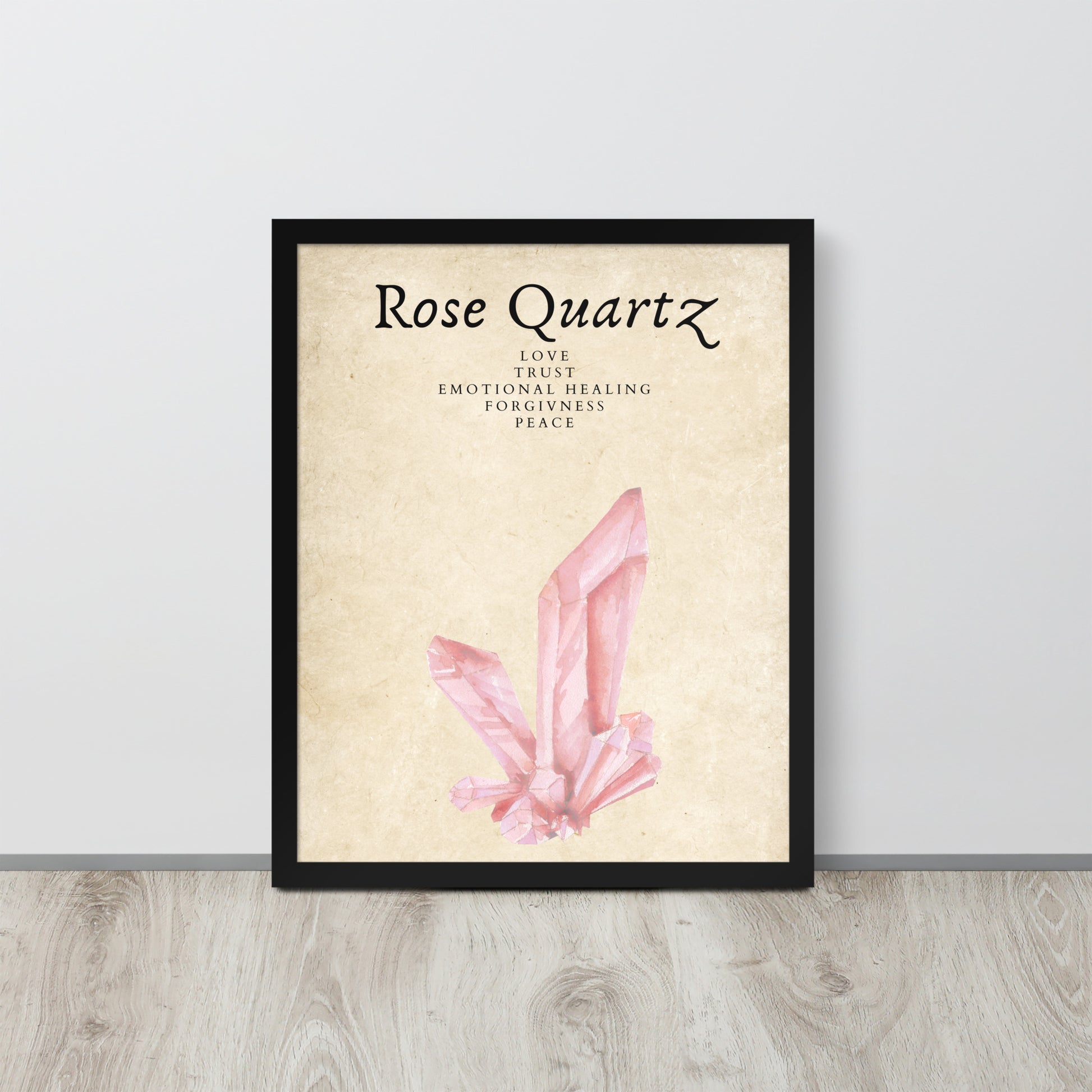 Wall Art Print - Rose Quartz-By The Bard