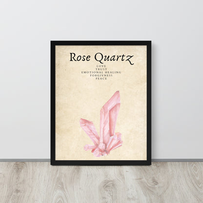Wall Art Print - Rose Quartz-By The Bard