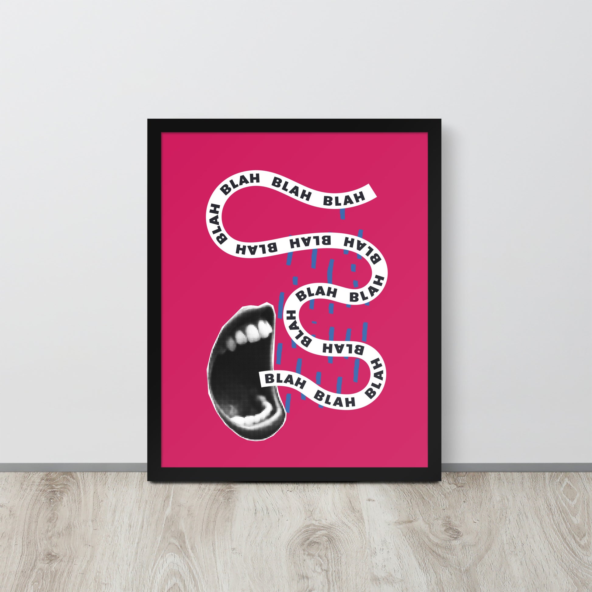 Wall Art Print - Blah Blah Blah Pop Art Print-By The Bard