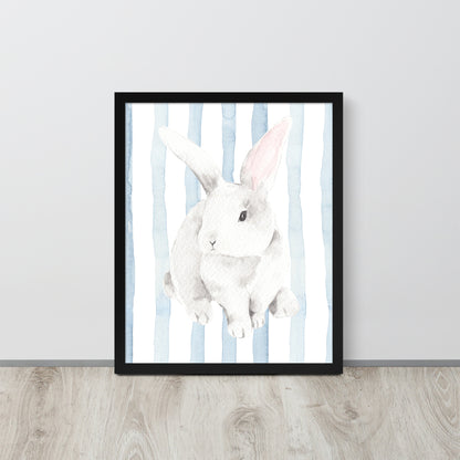 Wall Art Print - Watercolour Bunny-By The Bard
