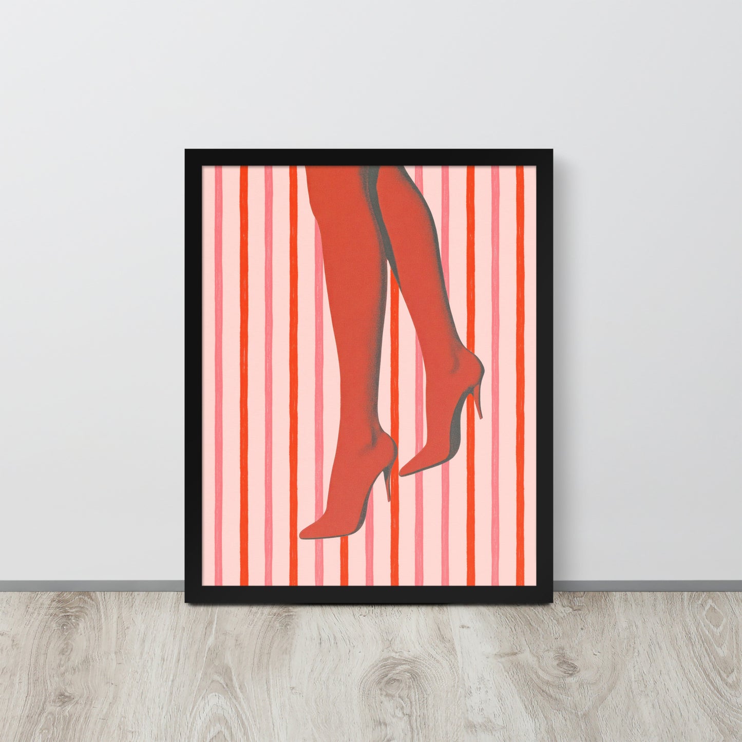 Wall Art Print - Retro Red Heels Pop Art Print-By The Bard
