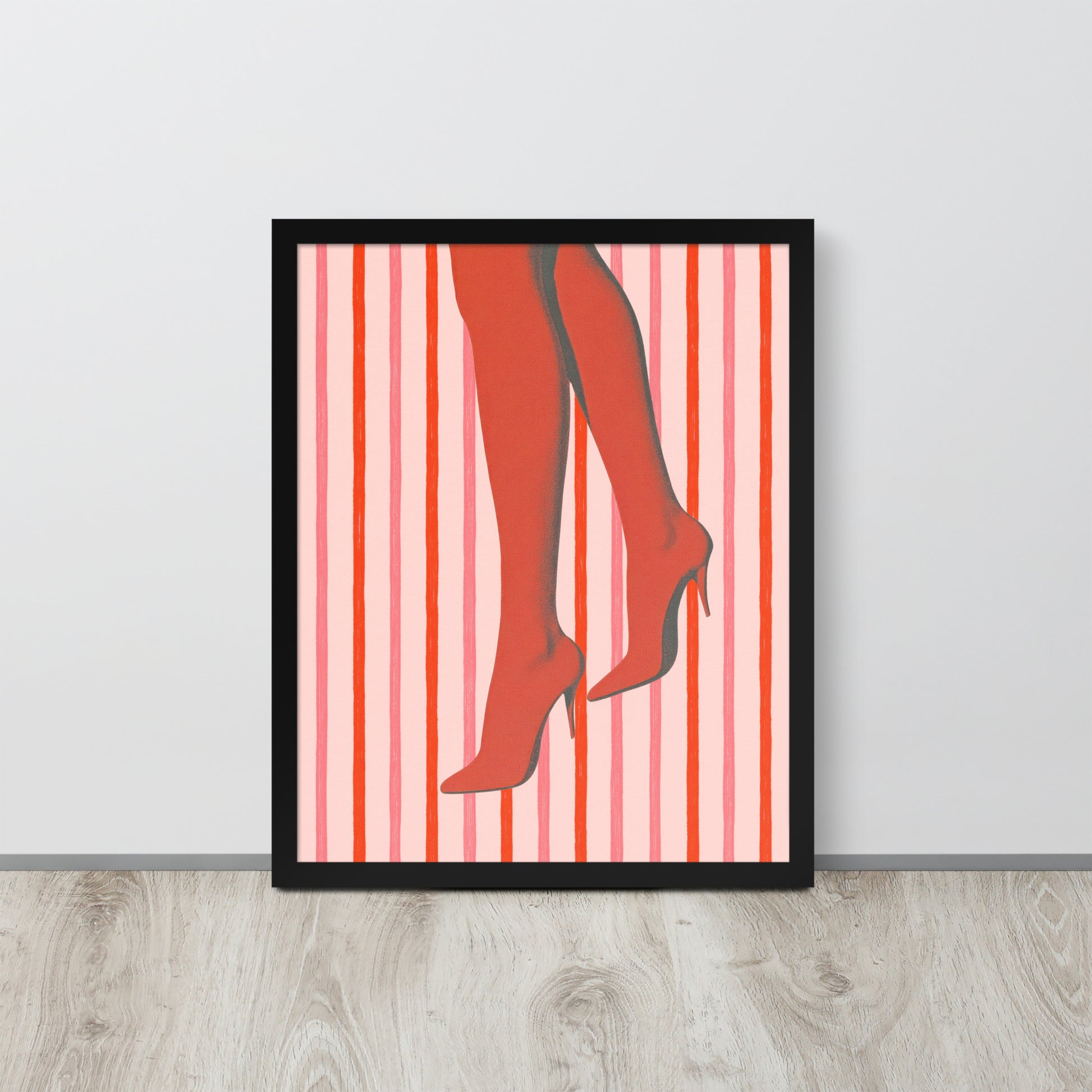 Wall Art Print - Retro Red Heels Pop Art Print-By The Bard