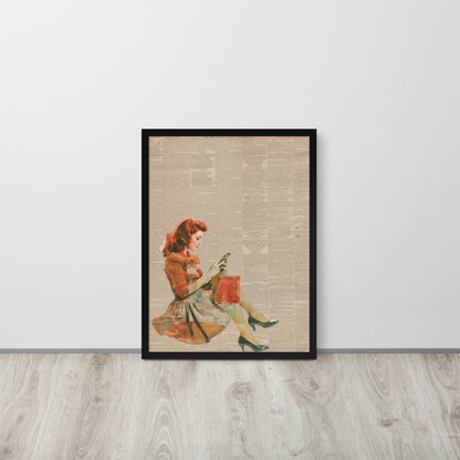 Modern Nostalgia Wall Art Print – Retro-Inspired Artwork for Vintage Aesthetic Decor-By The Bard