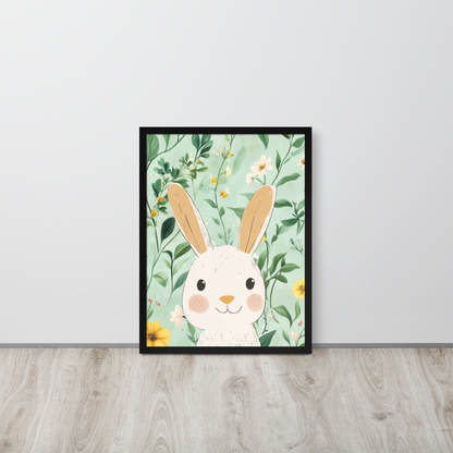 Wall Art Print - Botanical Bunny-By The Bard