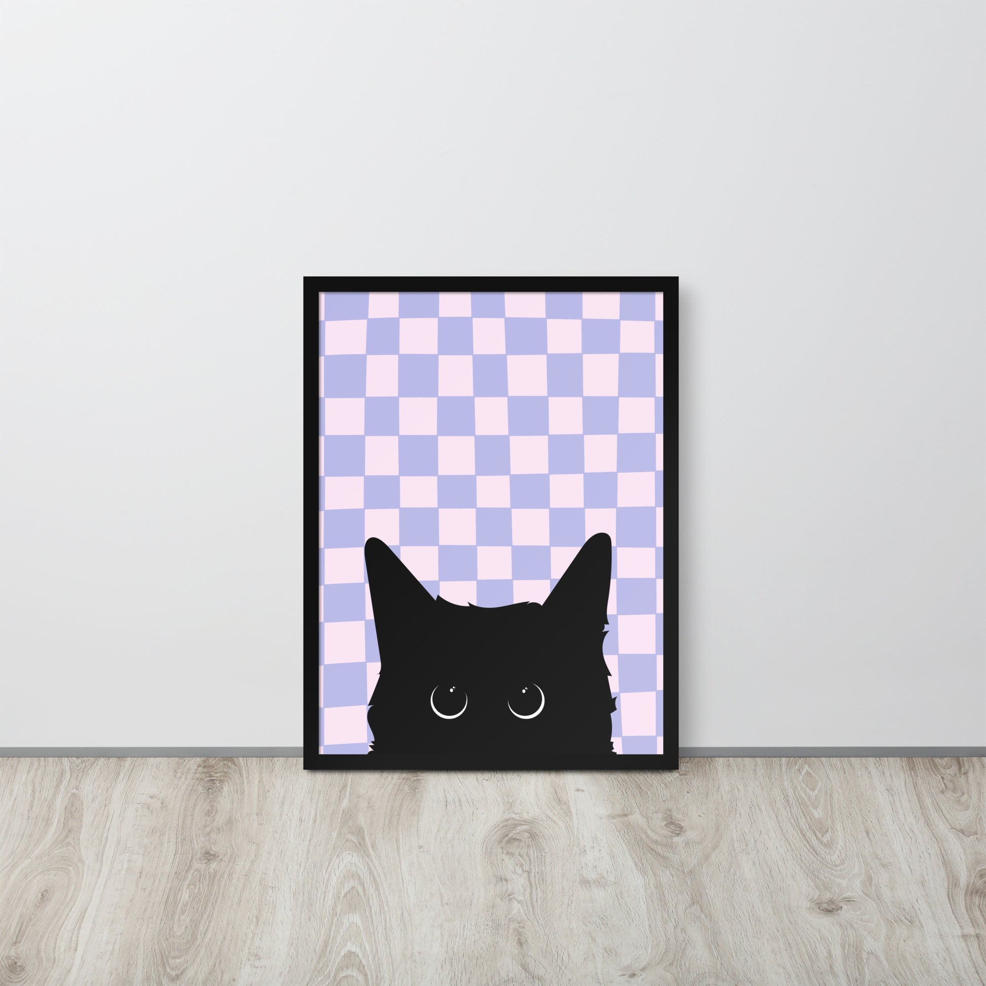 Wall Art Print - Peek A Boo Cat-By The Bard
