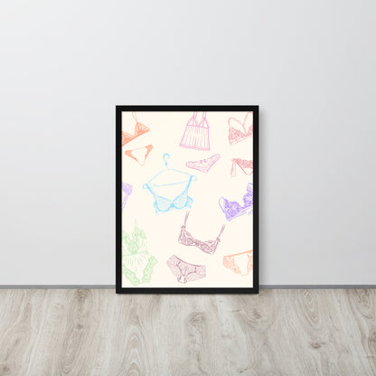 Wall Art Print - Lingerie-By The Bard
