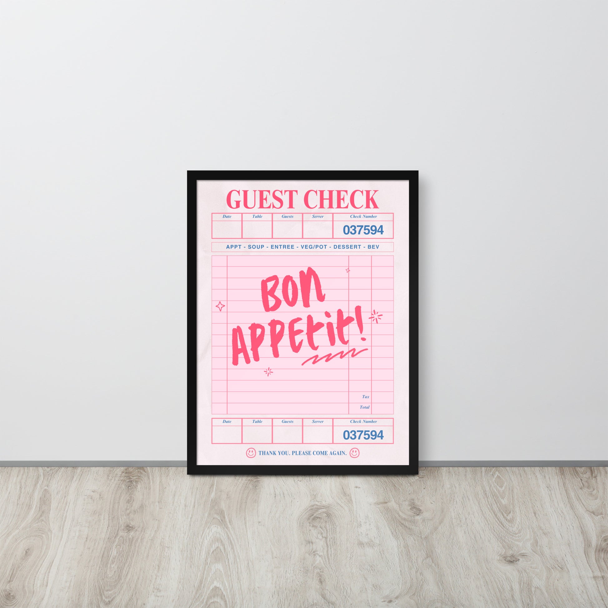 Wall Art Print - Bon Appetit-By The Bard