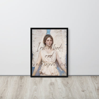 Wall Art Print - I Am No Bird; And No Net Ensnares Me-By The Bard
